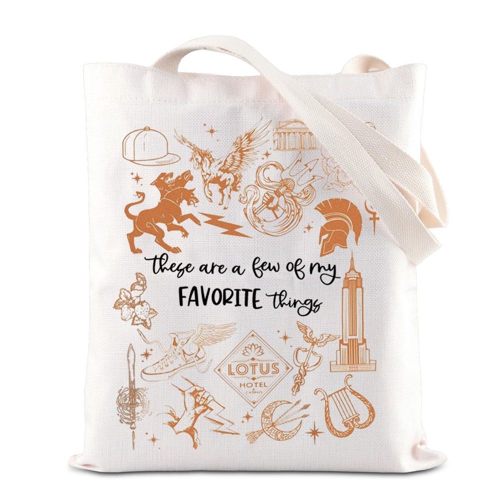 Camp Half Blood Tote Bag Pjo Movie Merch Percy Fan Gift Long Island B)